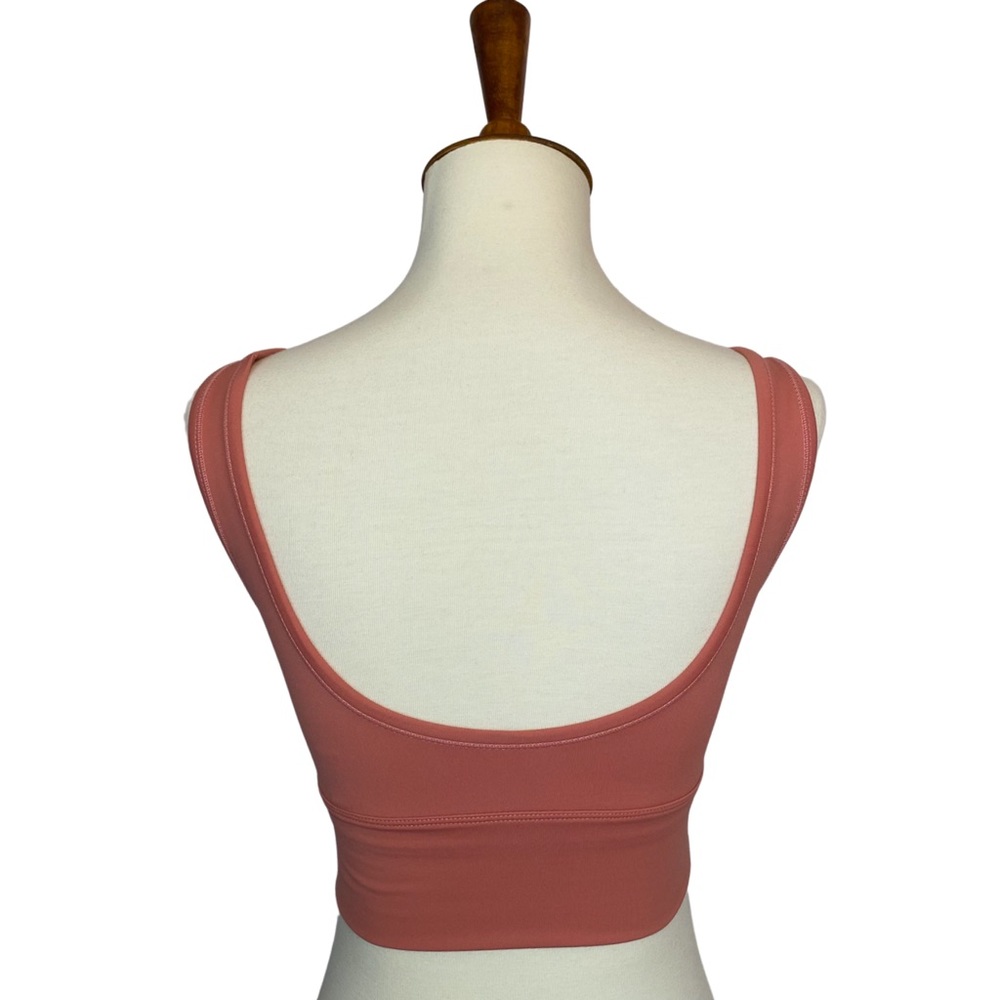 Dusty Rose Yoga Sport Halter Low Back Crop Top - Picture 11 of 16
